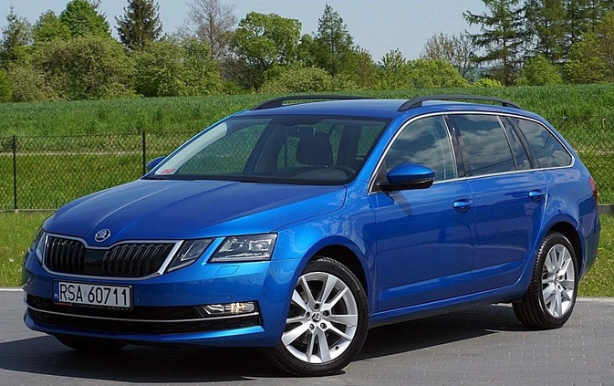 Skoda Octavia cena 71900 przebieg: 158000, rok produkcji 2019 z Sanok małe 704